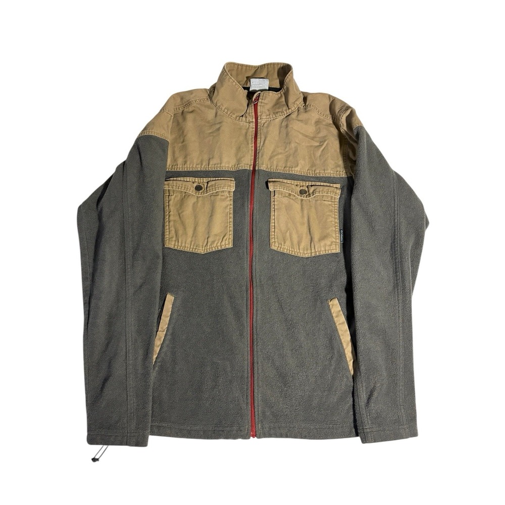 Columbia Steens Mountain 2.0 Jacket Mens L Gray Fleece Full Zip
